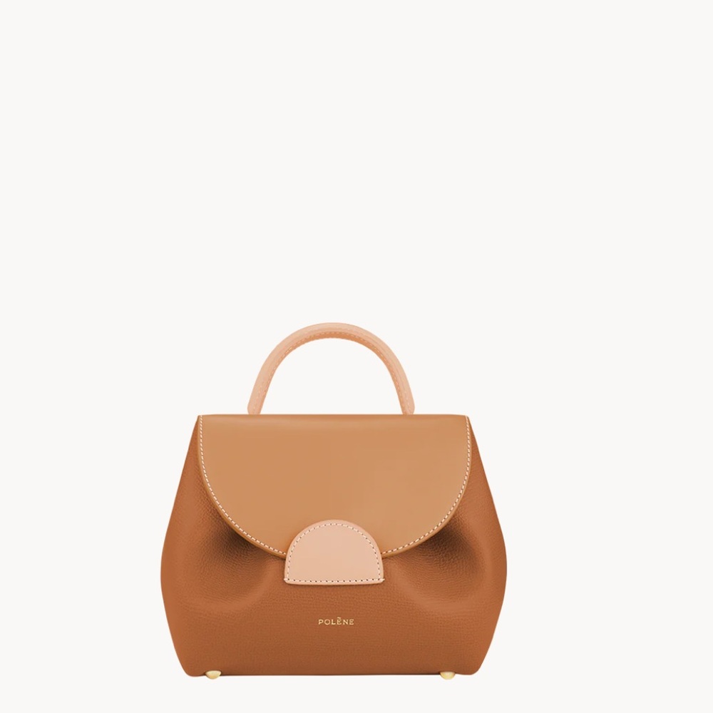 Authentic Polene Numéro Un Nano EDITION TRIO CAMEL